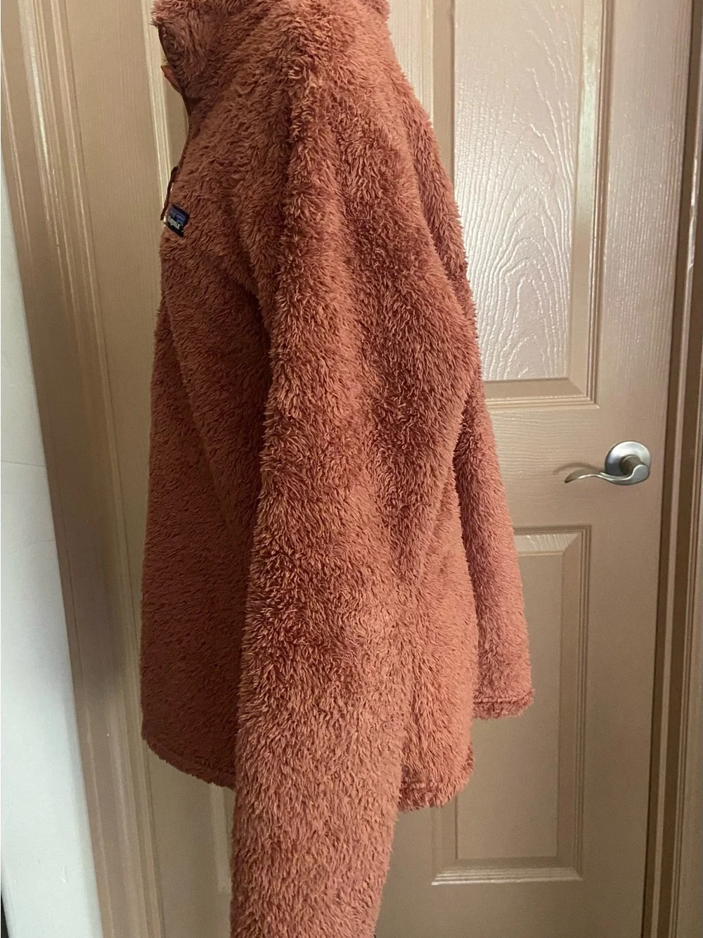 Patagonia Plush Half-Zip Pullover in Rusty Brown